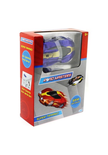 Roadmasters Duvarda Yürüyen Araba Mavi Gümüş