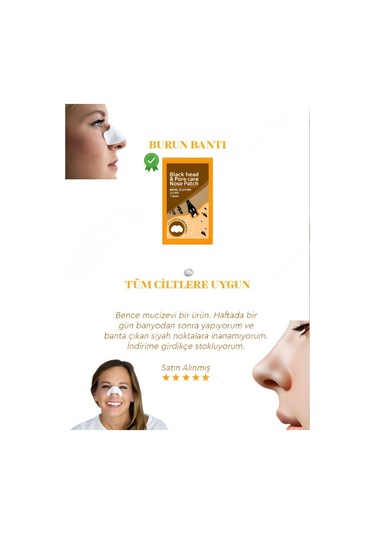 Siyah Nokta Ve Gözenek Temizleyici Burun Bandı 10 Lu Pürüzsüz Ve Temiz Cilt İçin Etkili Çözüm