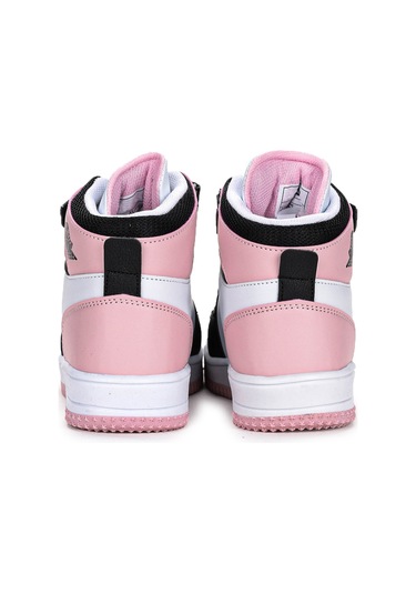 Kiko Kids Haykat Cırtlı Basketbol Erkek/kız Çocuk Spor Ayakkabı Siyah - Pudra