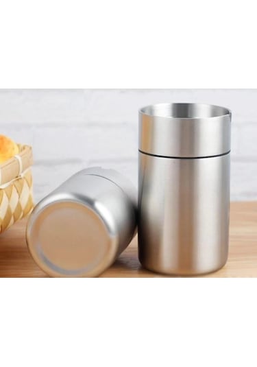 Dekoratif Paslanmaz Çelik Küllük Ev Ofis Oto H 9 CM