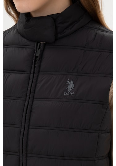 U.s. Polo Assn. Kadın Siyah Yelek Dokuma 50311989-vr046 Siyah