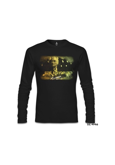 Atatürk Siyah Erkek Sweatshirt (132341470)