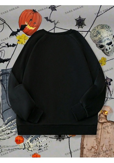 Y2k Yeni Sezon Ssweat Harajuka Kuromi Retro Kod 117-trzksw4145 Siyah