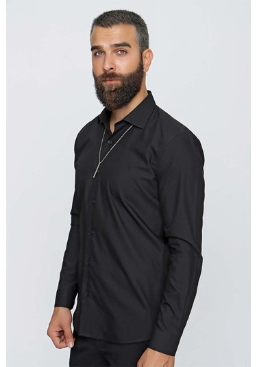 Gk 649 Siyah Altro Gömlek Siyah