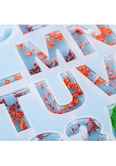 Deliksiz Kek Kalıbı Büyük Harfler Ve Rakamlar Kalıbı Silikon Çikolata Sabun Epoksi Reçine Kalıbı Goldcakes