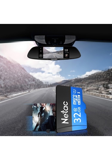 Neevoyu Netac 64gb C10 Tf Hafıza Kartı - Yüksek Hızlı Okuma/yazma, Araç Kamerası, Monitör Uyumlu, Dayanıklı Ve Çok Cihaz Desteği