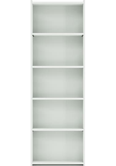 Kts2 Modern Kitaplık / 5 Raflı - 60x180 Cm - Beyaz