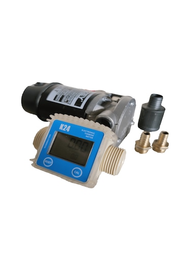 Düzey 12 Volt Diştan Çekme Sivi Transfer Pompasi & Dijital Sayaçl