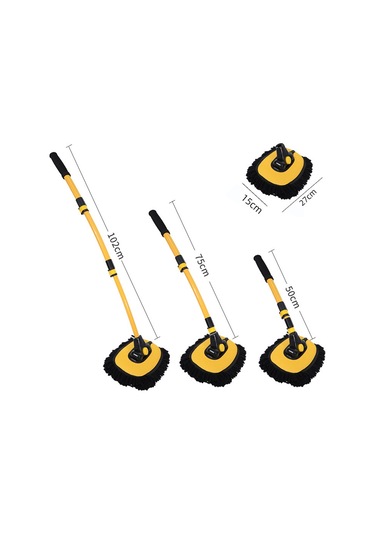 Cbtx Global Ls-426 Araba Yıkama Fırçası Paspas Seti Uzun Kutuplu Duster Yıkama Temizleme Aksesuarları