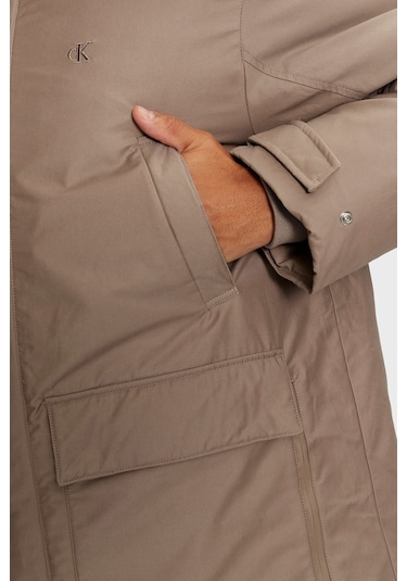 Calvin Klein Erkek Parka J30j326082 Pav Gri Gri