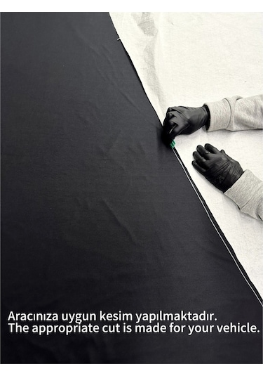 Rks Cruiser 250 Siyah Kumaş Motosiklet Brandası Logo Baskılı Penye Kumaş Motosiklet Branda