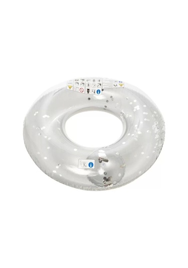 Gümüş Renkli Simli Dev Simit 109 Cm - 554396-altın Lisinya Çok Renkli