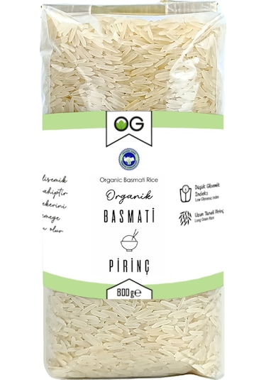 Organik Basmati Pirinç 800 Gr
