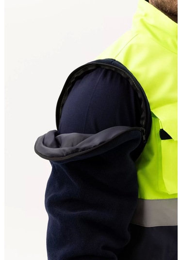 Kışlık İş Güvenliği Mont En Iso 13688 Pendula Renkli F.sarı--lacivert
