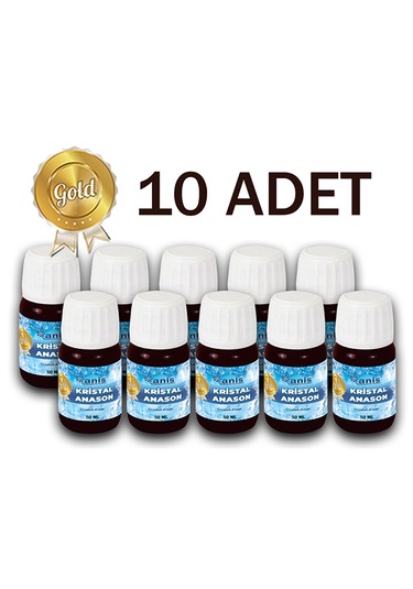 Anis Gold Kristal Anason Aroması 10 x 50 ML