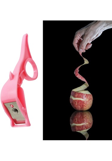 Homyl Portakal Narenciye Soyucu Taşınabilir Meyve Soyma Aracı Pembe