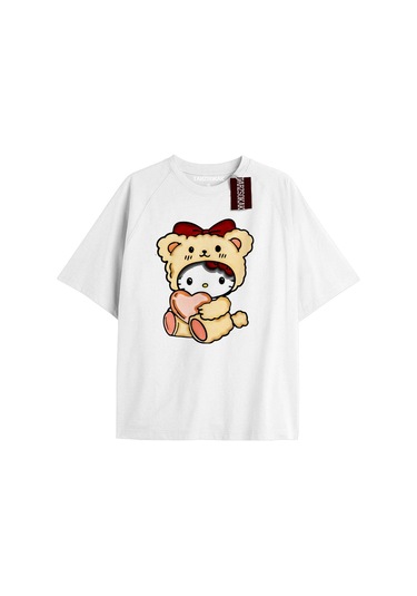 Adrift Hello Kity Bear Beyaz
