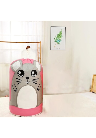 Homyl Katlanabilir Giysiler Pamuklu Battaniye Yatak Pembe Pembe