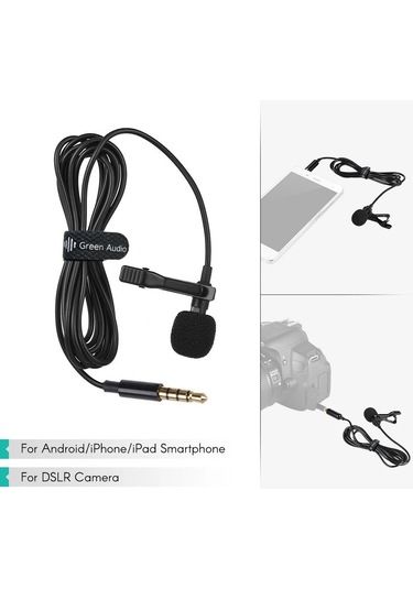 Reedark Küçük Klipsli Mikrofon - Akıllı Telefon, Kamera Ve Bilgisayarlar İçin Profesyonel Ses Kaydı