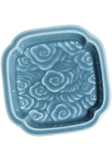 Kabartmalı Uğurlu Bulutlar Çay Altlığı - Mavi