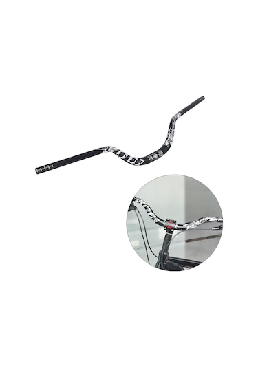 Suntek Dağ Bisikleti Gidon Dh Bisiklet 31.8Mm Yükseltici Siyah-780Mm Siyah