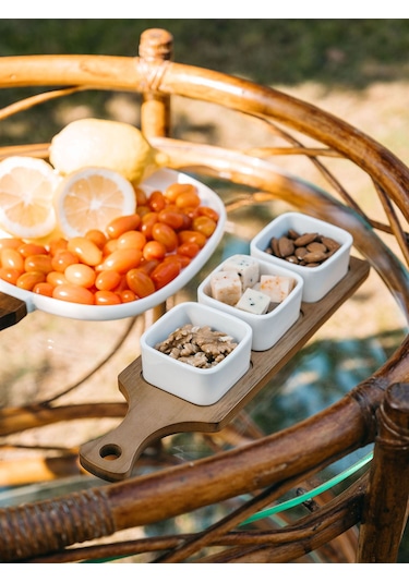 Woody Porselen Servis 33x10 Cm