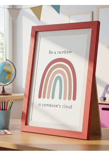 Be A Rainbow Dijital Baskı Poster V1 Çerçevesiz