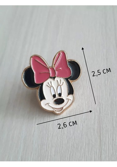 Proshik Mickey Mouse Broş Rozeti Seti 3 Adet 240561710 Siyah