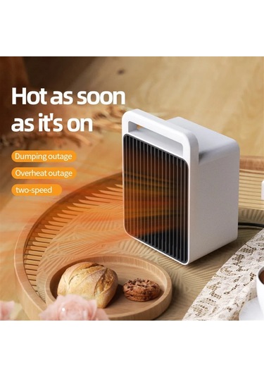 Jialan 900 W Taşınabilir Masaüstü Elektrikli Isıtıcı