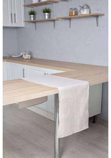 Leohome Şık Çalışma Tezgahı Ve Rahat Masa Örtüsü 174159123 Ekru