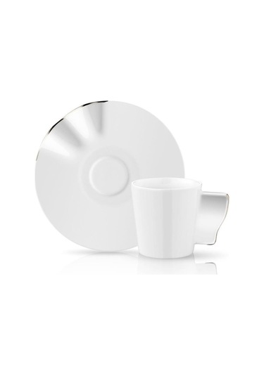 Koleksiyon Kaffa Türk Kahve Fincanı Seti 6'lı Platin