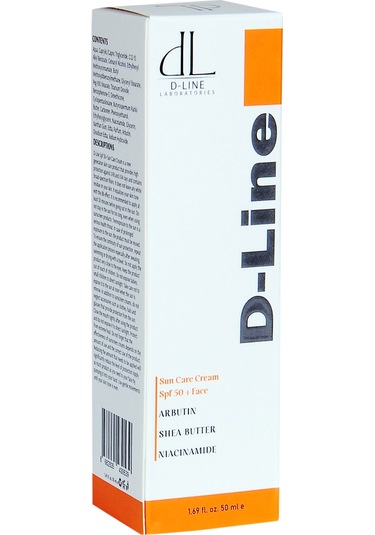 D Line Laboratories Face Sun Care Cream SPF50+ 50 ML