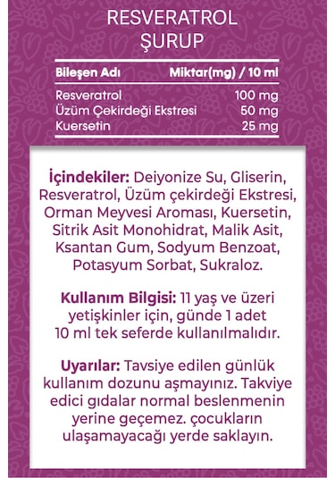 Vitisfera Resveratrol Aile Paketi 2 Shot + 2 Şurup