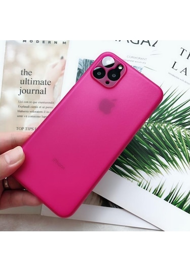 Apple Uyumlu  iPhone 11 Pro Max Ultra Ince Mat Slim Fit Kaliteli Kilif 418345127