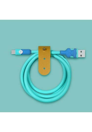 Vaorlo 100w Veri Kablosu 6a Hızlı Şarj Ios Andrpoid Mikro Usb Tip-c 8pin Şarj Kablosu 1m 2m Sıvı Silikon Şarj Hattı 2m Type-c