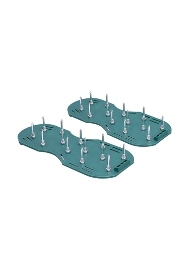 Suofeng Yeşil Polipropilen Çim Aerator Ayakkabıları - Bahçe Çimini Gevşetmek İçin Tırnaklı Spor Ayakkabı