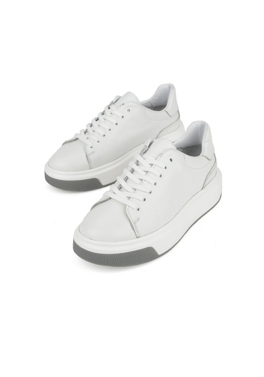 Ziya, Erkek Hakiki Deri Ayakkabı 1531023z1002 Beyaz 1531023z1002 500 Beyaz