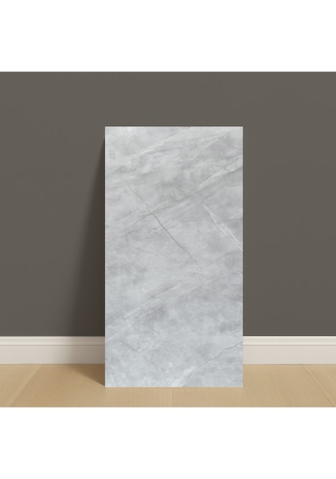 Brano Kendinden Yapışkanlı Duvar,banyo,tezgah Arası Kaplama 30 X 60 Cm Açık Gri