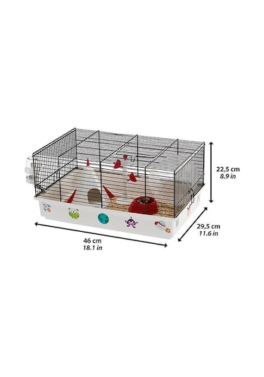 Ferplast Criceti 9 Hamster Kafesi Uzay Temalı