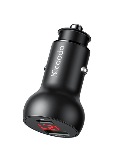 Cc-7030 45W 1Xtype-C 1Xusb Girişli Dijital Göstergeli Araç Şarj