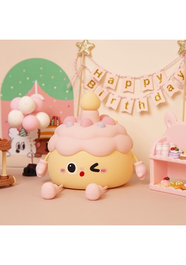 Homyl Doğum Günü Pastası Gece Lambası Emzirme İçin Sevimli Çok Renkli