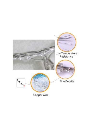 Shineyee Renkli 3m 20 Ledlu Batarya Opsiyonu Batarya Dahil Değil Sürekli Açık+yanıp-sönen Şeffaf Kemer El Halloween Dekoratif Işıklı Zincir