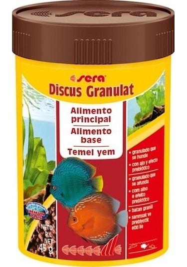 Sera Discus Granules 100 ML 45 Gam Balık Yemi