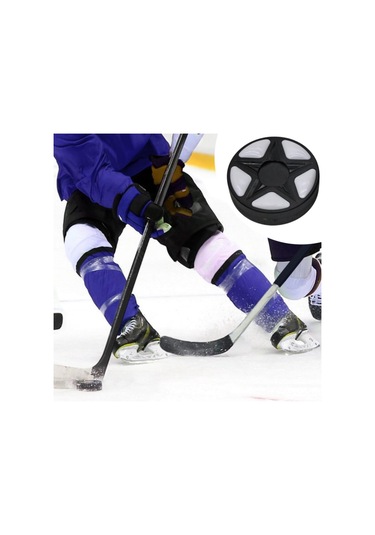 Homyl Buz Hokeyi Topu Açık Hava Yedek Oyun Sporları Siyah Siyah