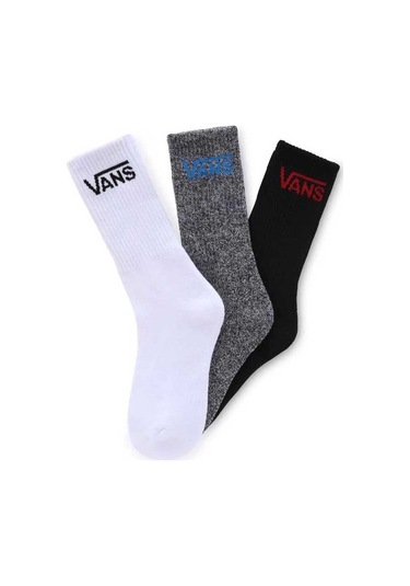 Vans Crew Erkek 3'lü Çorap Vn000tl5wtm1 Beyaz