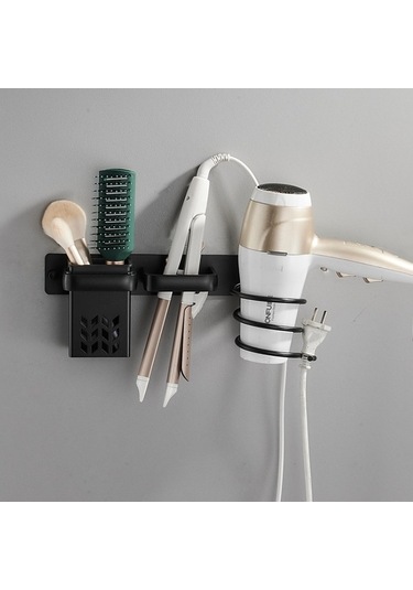 Wondernest Saç Kurutma Ve Düzleştirici Makinesi, Lichen Banyo Tutucusu Siyah