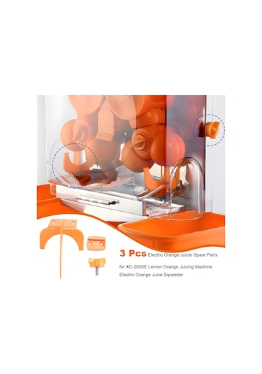 Xurunkeji Xc-2000e Limon Portakal Sıkma Makinesi İçin 3 Adet Elektrikli Portakal Sıkacağı Yedek Parçaları Elektrikli Portakal Suyu Sıkacağı Turuncu Xurunkeji Xc-2000e Limon Portakal Sıkma Makinesi İçin 3 Adet Elektrikli Portakal Sıkacağı Yedek Parçaları Elektrikli Portakal Suyu Sıkacağı Turuncu