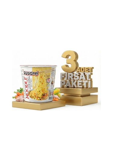 Dudomi Bardak Tavuk Çeşnili 3x60 Gr