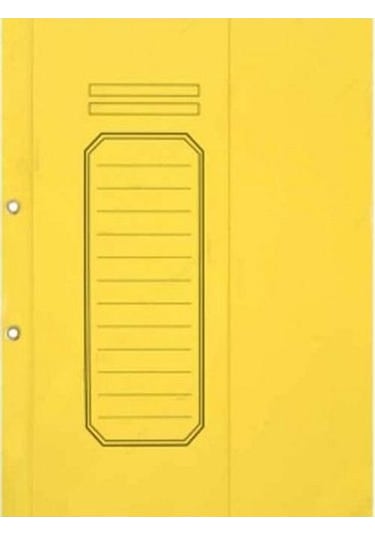 Alemdar Yarım Kapak Dosya Lüks Sarı 25 Adet