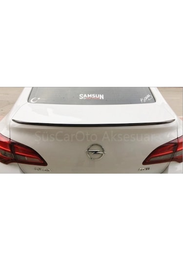 Opel Astra J Sedan Kasa Bagaj Üstü Slim Spoiler - Parlak Siyah